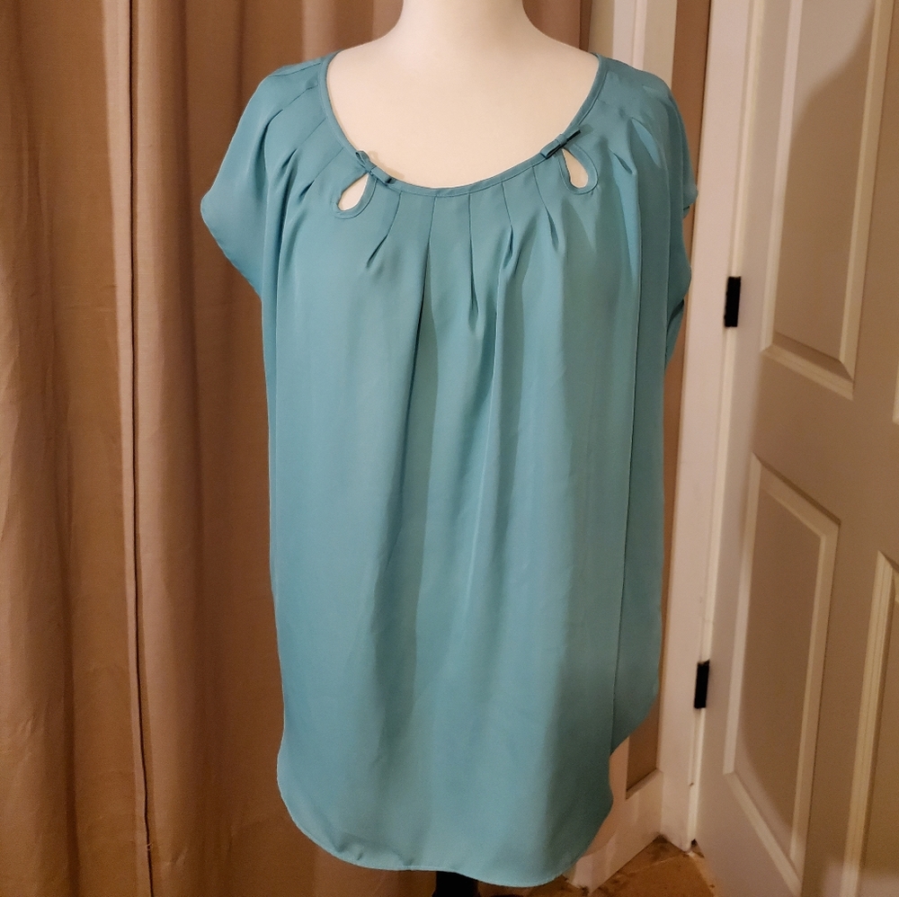 Women's large blue blouse